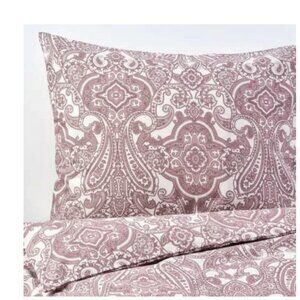 Plastic sealed new Ikea Cotton Quilt Duvet Cover with 2 Pillows Queen Full Pink